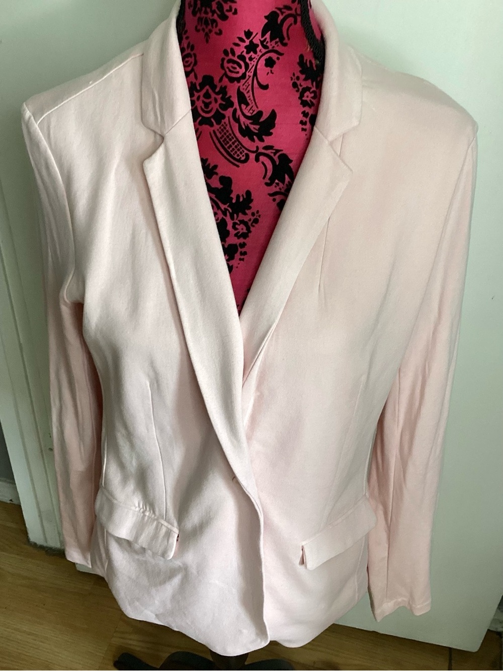 Magaschoni Pale Pink Tailored Blazer M